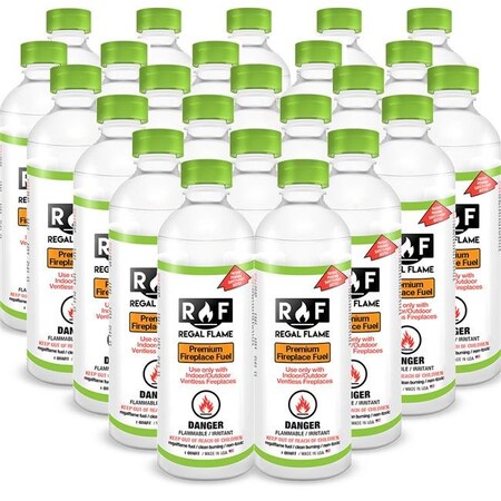 Regal Flame Regal Flame 24GFUEL 24 qt. Ultra Pure Ventless Bio Ethanol Fireplace Fuel; 4 x 10 x 4 in. 24GFUEL